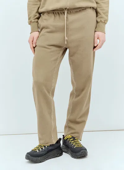 Space Available Artisan Track Pants In Khaki