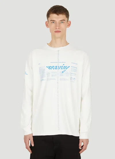 SPACE AVAILABLE ARTISAN WEAVING T-SHIRT