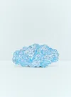 Space Available Abstract-pattern Print Tray In Blue