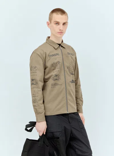 Space Available Inner Space Plant Jacket In Brown