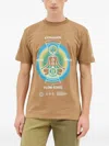 Space Available Making Space Graphic-print Crew-neck T-shirt In Brown