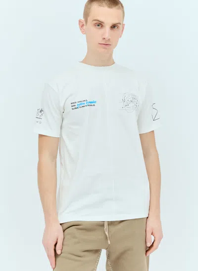 Space Available System Dynamic T-shirt In White