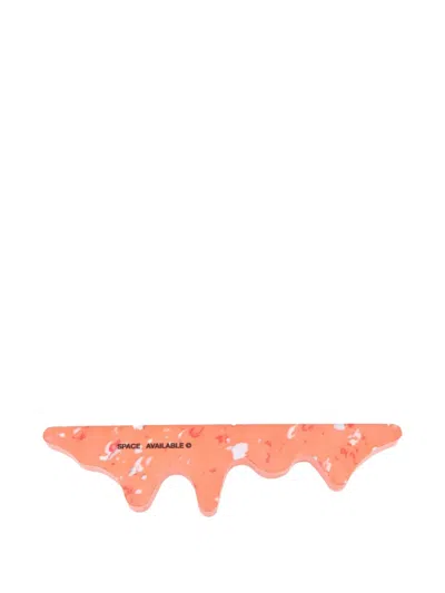 SPACE AVAILABLE WAVE-PATTERN INCENSE BURNER (5CM X 23CM)