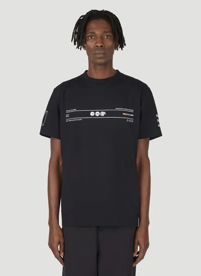 Space Available X Alex Olson Systems Upcycled T-shirt In Black