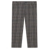 Space Grey Kids'  Woven Plaid Long Pants In Multi