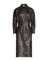 Space Simona Corsellini Midi Dresses In Brown