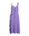 Space Simona Corsellini Midi Dresses In Purple