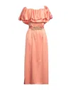 Space Simona Corsellini Midi Dresses In Pink