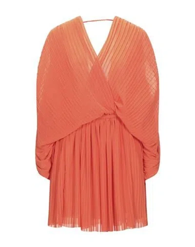 Space Simona Corsellini Short Dresses In Orange