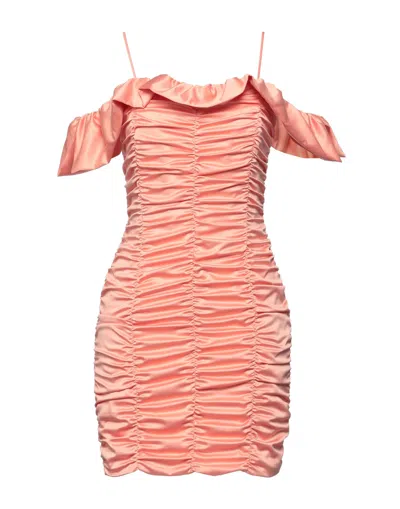 Space Simona Corsellini Short Dresses In Beige