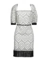 Space Simona Corsellini Short Dresses In White