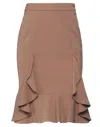 Space Simona Corsellini Mini Skirts In Beige