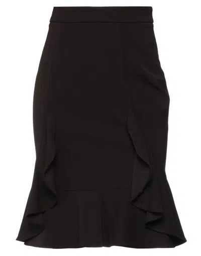 Space Simona Corsellini Mini Skirts In Brown