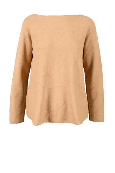 Spadalonga Beige Soft Crewneck Sweater In Neutral