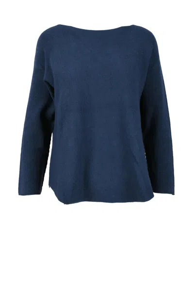 Spadalonga Blue Classic Crewneck Sweater