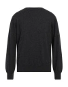 Spadalonga Man Sweater Charcoal Size 44 Virgin Wool, Viscose, Polyamide, Cashmere In Grey
