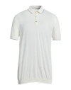 Spadalonga Man Sweater Cream Size 44 Cotton In White