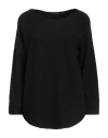 Spadalonga Woman Sweater Black Size 8 Acrylic, Polyamide, Wool, Viscose In Black