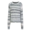 Spades Full Needle Multi Stripe Knit Sweater