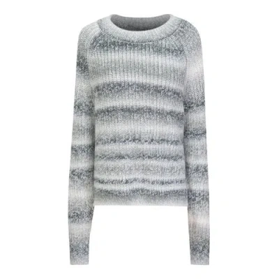 Spades Full Needle Multi Stripe Knit Sweater