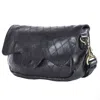 Spaghetti Western Women's Diamond Pattern Crossbody Bag In Black In Black
