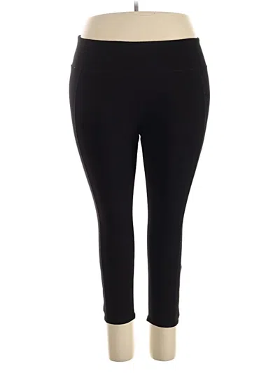 Pre-owned Spalding Athletic Active Pants In Black