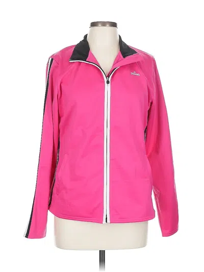 Pre-owned Spalding Athletic Cardigan Sweater In Pink