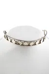Spallanzani Sterling Silver Magnetic Charm Choker Necklace 26g In Silver