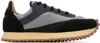 Spalwart Black & Gray Tempo Low Transparent Sneakers In Black