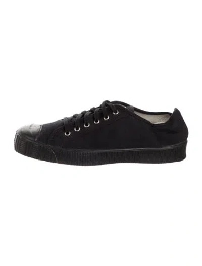 Pre-owned Spalwart Canvas Sneakers In Black