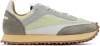 SPALWART GREEN & GRAY TEMPO LOW TRANSPARENT SNEAKERS