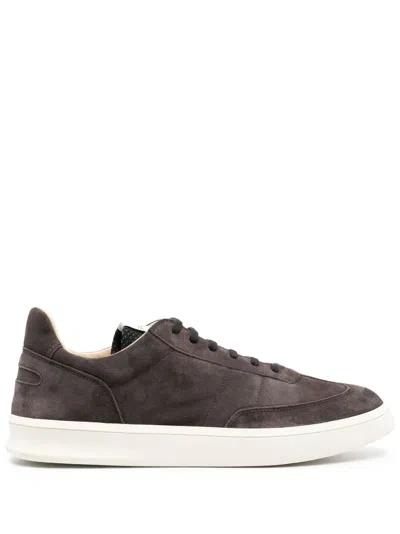 Spalwart Logo-patch Low-top Sneakers In Brown