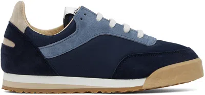 Spalwart Navy Pitch Sneakers In Dark Navy
