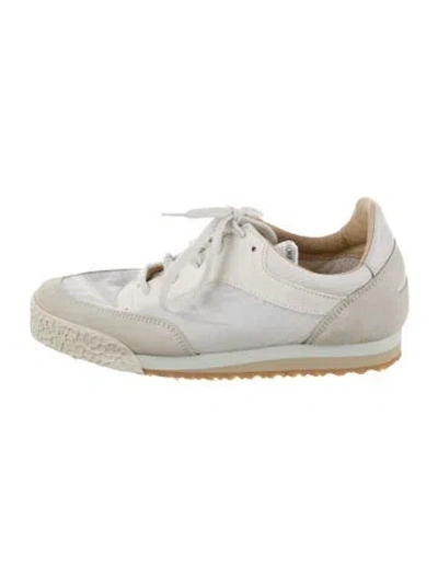Pre-owned Spalwart Nylon Colorblock Pattern Sneakers In Neutral