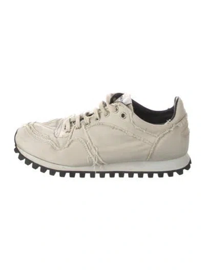 Pre-owned Spalwart Suede Athletic Sneakers In Neutrals