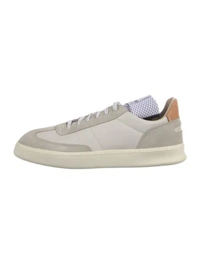 Pre-owned Spalwart Suede Sneakers In White