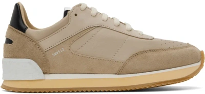 Spalwart Taupe Dash Low Sneakers In Sand