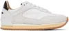 Spalwart White & Gray Dash Sneakers In White