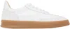Spalwart White Smash Low Nappa Sneakers In White