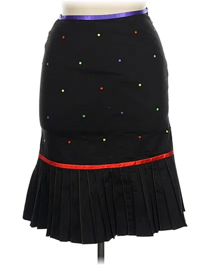 Pre-owned Spanner Casual Skirt In Black