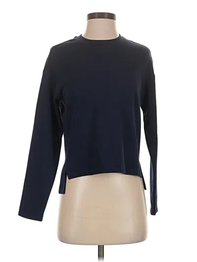 Spanx 3/4 Sleeve T-shirt In Blue