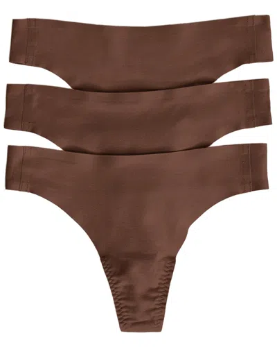 Spanx ® 3pk Fit-to-you Thong In Brown