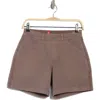 Spanx ® 6-inch Stretch Twill Shorts In Smoke