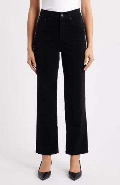 Spanx ® '90s Straight Leg Corduroy Pants In Classic Black
