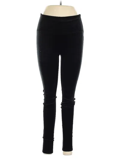 Pre-owned Spanx Active Pants In Black