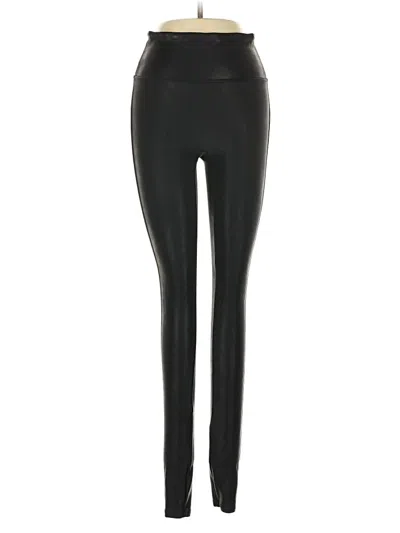 Pre-owned Spanx Active Pants In Black