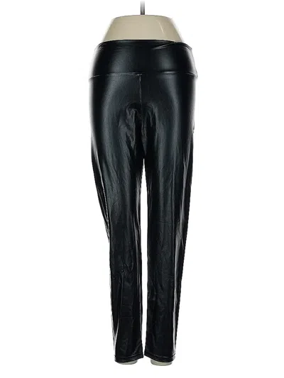 Pre-owned Spanx Active Pants In Black