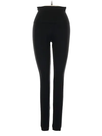 Pre-owned Spanx Active Pants In Black
