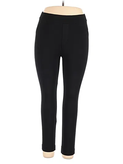 Pre-owned Spanx Active Pants In Black