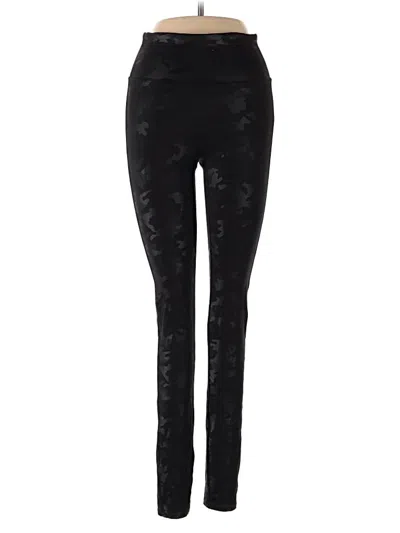 Pre-owned Spanx Active Pants In Black